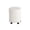 Warm White, variant on GET SET STYLE FURNITURE Rollio Wheeled Round Ottoman, White, 200 lb Capacity, 1-Count