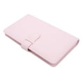 thumbnail image 3 of Álbum de fotos de 3 pulgadas y 108 bolsillos, miniálbum de fotos de cuero sintético para entradas de cine, tarjetas de presentación, color rosa cereza claro, 3 of 12