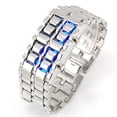 thumbnail image 2 of Soumake Men's Women's Stainless Steel LED Digital Quartz Bracelet Watch Wristwatch, 2 of 8