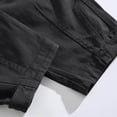 thumbnail image 5 of Mens Cotton Cargo Pants Baggy Vintage Drawstring Waist Multi Pocket Outdoor Hiking Trousers Gray L, 5 of 7