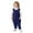 Blue, variant on Toddler Boys Girls Puffer Snow Pants Zip Up Quilted Down Overalls Baby Winter Warm Snowsuit One Piece Snowsuit Waterproof Windproof Ski Outfits