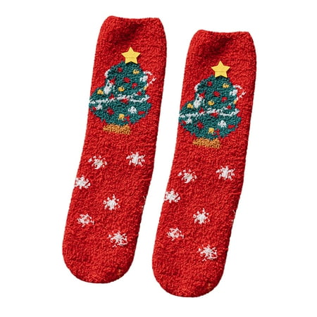 

LEEy-world Womens Long Christmas Stockings Pure Color Socks Thigh High Socks Over The Knee Socks Festival Christmas Christmas Gifts
