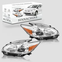 Sennachine Pair 2010-2011 Toyota Prius Projector Headlights Halogen Headlamps Left & Right