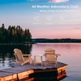 thumbnail image 6 of Oversized HDPE Outdoor Rocking Chair With High Back for Outside Indoor Support 400 lbs,Teak, 6 of 6