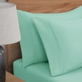 thumbnail image 6 of Mainstays Super Soft Brushed Microfiber Pillowcase Set, Green Mint, Standard/Queen, 2 Piece, 6 of 7