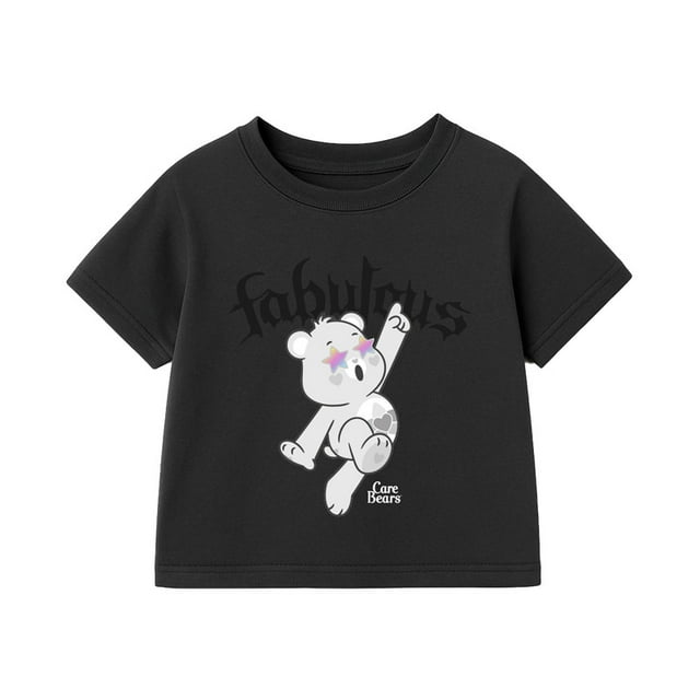 Playera Infantil Estampado Ositos Cariñositos Talla 8 Gris
