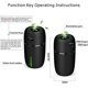 thumbnail image 5 of USB Car Humidifier, 200ml Mini Portable Humidifier Air Purifier with 7 Colors LED Night Light, Car Office Bedroom, etc. (Black) 1 piece, 5 of 5