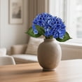 thumbnail image 5 of Faux Hydrangea Flowers, Artificial Hydrangea Flowers, Real Touch Flowers, 3D Realistic Large Artificial Hydrangea Flowers Home Wedding Party Table Centerpieces Decoration Blue 1Pcs, 5 of 8