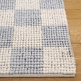 thumbnail image 4 of SAFAVIEH Natura Blazhe Checkered Area Rug, Light Blue/Ivory, 8' x 10', 4 of 11