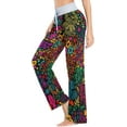 thumbnail image 3 of GZHJMY Women's Pajama Pants Colorful Flowers Design Comfy Stretch Sleepwear Essentials womens Lightweight Lounge Terry Pajama Pant, X-Small, 3 of 7