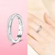 thumbnail image 1 of Gran oferta, anillo de plata 925 apilable con corazón infinito y flor de Margarita para mujer, anillos originales de plata 925, regalo de joyería de marca Tan Jianjun unisex, 1 of 2