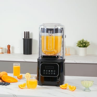 BENTISM Commercial Countertop Blenders 68 oz Professional Blender with Shield Stainless Steel 9 Speed & 5 Functions Food Blender for Shakes, Smoothies, Peree, and Crush Ice