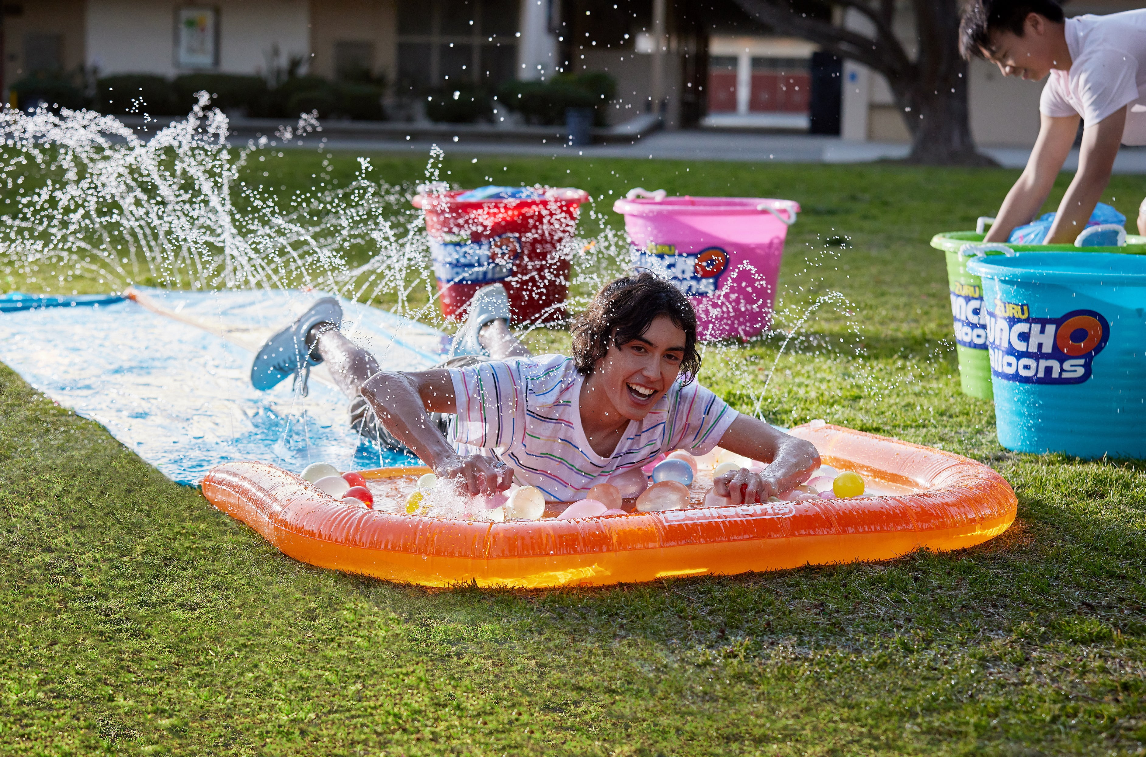 Bunch O Balloons Tropical Party Water Slide Wipeout (2x Lane) by ZURU