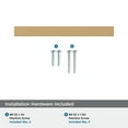 thumbnail image 5 of Amerock Monument 3-3/4 inch Center-to-Center Champagne Bronze Cabinet Pull, 10 Pack, 5 of 6