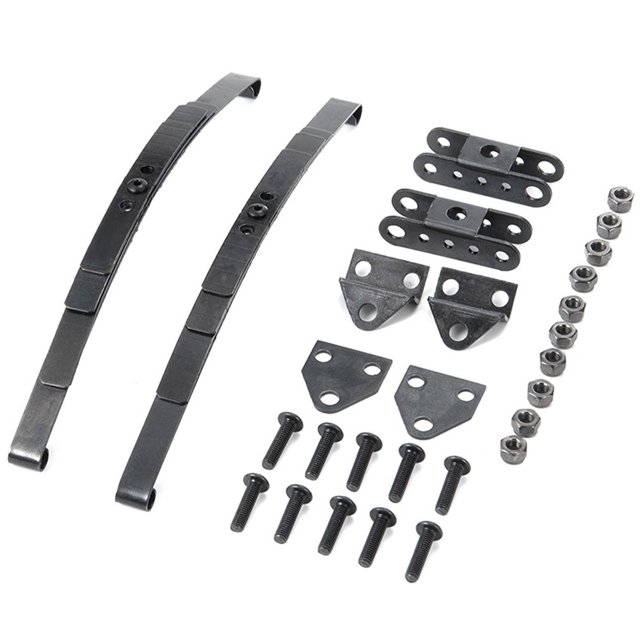Durable Metal Leaf Spring Set for 1/10 Scale RC Rock Crawlers Enhances Suspension, Portable Robust APPLAYERR Spare Part