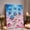 B, variant on DIY 3D Diamondd Painting Kit, Flower Rhinestone Art Craft for Adults Beginners, Full Drill Round Diamond Embroidery for Home Wall Decor, 6.7" x 8.7"