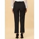 thumbnail image 4 of Allegra K Pantalones Largos De Pierna Recta Para Oficina De Trabajo Informal Con Cremallera Y Bolsillos Para Mujer Negro M Unique Bargains Pantalones, 4 of 5