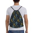 thumbnail image 2 of Kdxio Sunflowers Print Drawstring Backpack Bag,Waterproof Draw String Back Sack, Gym Drawstring Bags Swim Bag For Unisex, 2 of 9