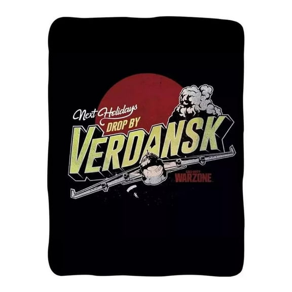 Call of Duty Drop By Verdansk 45 x 60 Inch Fleece Throw Blanket