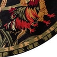 thumbnail image 6 of Rugs.com Pastoral Collection Rug – 7 Ft Round Black Medium Rug Perfect For Kitchens, Dining Rooms, 6 of 9