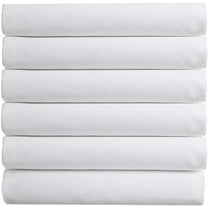 Elegant Comfort 1500 Series Microfiber 6-Pack Fitted Sheet with Storage Pockets on Sides Twin, White