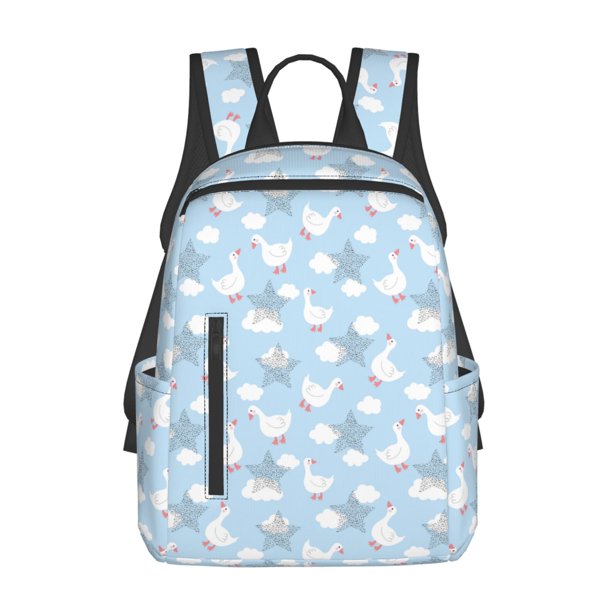 Disketp Cute Goose On A Blue Sky Mochila Ligera e Impermeable, Mochila de Día Resistente para Viajes, Senderismo y Uso Diario para Hombre y Mujer