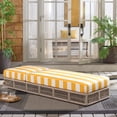 thumbnail image 4 of Safavieh Gillian Steel Outdoor Lounge Chairs, Heather Tan/Yellow Stripe, 4 of 15