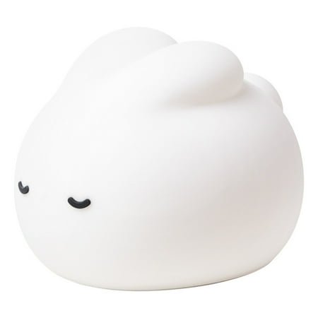 

Hesroicy Cute Bunny Lamp Soft Lighting Adorable Appearance Flicker Free Brightness Adjustable Rechargeable Eye Protection Bedroom Night Lamp Cartoon Bunny LED Light Bedroom Supplies