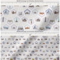 thumbnail image 2 of Soimoi Cotton Voile Fabric Geometric & Monuments Patchwork Fabric Prints by Yard 42 Inch Wide, 2 of 7