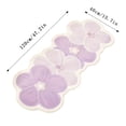 thumbnail image 2 of Purple Shaped Runner Rug Soft Bedroom Floral Area Rugs For Kids Room Living Nursery Washable Carpet Home, 2 of 6