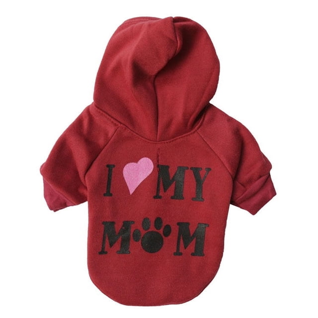 Suministros para mascotas, ropa para perros, tela polar, suéter momia con capucha, ropa de peluche para otoño e invierno