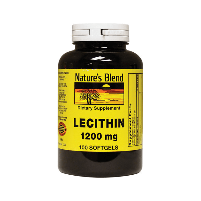 Nature's Blend Lecithin 1200mg Capsules, 100ct