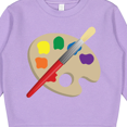 thumbnail image 3 of Inktastic Artist Palette and Brush Toddler Sweatshirt, 3 of 4