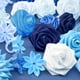 thumbnail image 3 of Cinta de satén decorativa de Lyrow, 6 rollos, 200 yardas, azul, 3 of 7