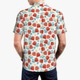thumbnail image 6 of Wukai Strawberries Men’s Polo Shirts,Quick-Dry Athletic Shirt,Classic Fit Shirts-Small, 6 of 8
