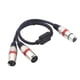 thumbnail image 2 of Cable de Extensión Adaptador en Y Divisor de Micrófono XLR de 3 Clavijas, 2 of 8