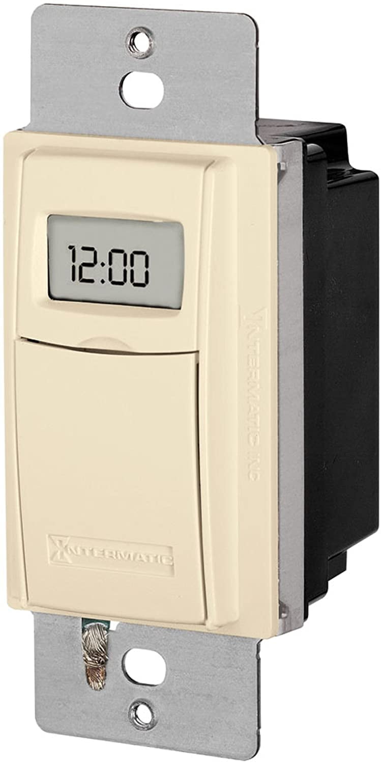 Intermatic ST01A 7 Day Programmable In Wall Digital Timer Switch for