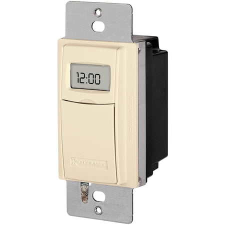 Intermatic ST01A 7 Day Programmable In Wall Digital Timer Switch for Lights