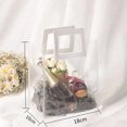 thumbnail image 3 of Bolsa de mano transparente de PVC blando, bolsa de regalo, bolsa de embalaje con asa, bolsa de almacenamiento de cosméticos, bolso de mano de plástico, regalo de boda, suministros para fiestas, 3 of 5