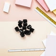 thumbnail image 4 of CIMAXIC 100 Pcs Capuchons Ronds en Plastique Noirs pour Boulons Durables Résistants aux Intempéries Protège-Vis, 4 of 8