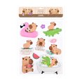 thumbnail image 1 of Stickers 3D Prichos Capybara Cartón Sticker y Cinta Doble Vista 1 Pieza, 1 of 4