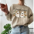 thumbnail image 6 of Gilmore Ghouls Graphic Pullover Sweatshirt, Spooky Ghosts Fall Leaves, 6 of 6