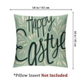 thumbnail image 4 of Happy Easter Pillow Cover Easter Bunny Decorations Hello Spring Farmhouse Throw Pillows Decorative Buffalo Plaid Cute Rabbit Leaves Cushion Case for Outdoor Home Decor, 4 of 7