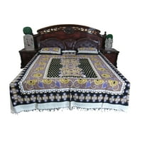 Mogul 3pc Bedcover Bohemian Tapestry Bedspread Bedding Printed Boho Decor