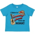 thumbnail image 3 of Inktastic I Listen to Country Music with My Mommy with Guitar and Hat Boys or Girls Toddler T-Shirt, 3 of 5