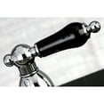 thumbnail image 4 of Kingston KB1751PKLBS Duchess Two-Handle 4-Hole 8" Centerset Kitchen Faucet with Brass Sprayer in Polished Chrome, 4 of 7