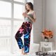 thumbnail image 5 of Fotbe Red And Blue Lightning Pantalones de Pijama para Mujer, Pantalones de Dormir, Pantalones Pj con Cordón y Bolsillos-Medium, 5 of 6