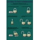 thumbnail image 5 of Paquete de 6 candados combinados Guliffen Heavy Duty Outdoor, 5 of 5