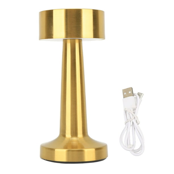 Lámpara de mesa LED portátil con sensor táctil, 3 niveles de brillo y atenuación, recargable, inalámbrica, luz nocturna LED, lámpara de escritorio