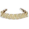 thumbnail image 6 of New Fun Women Fashion Jewelry Choker Necklace Metallic Gold Faux Leather Leaf Fabric, 6 of 8